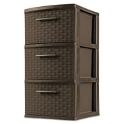 Sterilite Plastic 5 Drawer Wide Tower Black Walmart Com Walmart Com