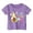 Purple, variant on Girl Easter T Shirts Short Sleeve Shirts Crew Neck Tee Bunny Prints Tops Adorable Wear 12-13 Years Purple