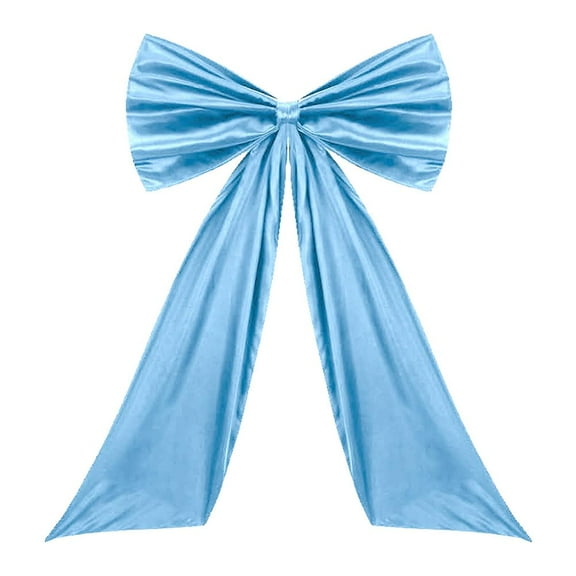 Big Black Bow Birthday Decorations, 41.3in*25.5in Large Satin Ribbon Twist Tie Large Wall Bow Decor, Backdrop Baby Shower Bridal Showers Engagement Wedding Bachelorette Party Supplies S7J2