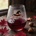 thumbnail image 4 of 2D Halloween Glass Art Cup Holiday Glassware for Decor Gift | Handmade Halloween Glass Cup for Drinks Coffee, Tea, Wine & Cocktails Holiday Party Glassware & Gifts, 4 of 4