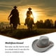 thumbnail image 5 of Sonducket Sombreros de vaquero, diseño especial, gorras masculinas suaves, correas trenzadas, gorra multifuncional cómoda, regalos de cumpleaños para Sombreros Gris M (56-58 cm) Sonducket AP017057-05, 5 of 6
