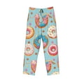 thumbnail image 4 of Haiem Colorful Donut Men's Pajama Pants Ultra Lightweight Pjs Bottoms Sleepwear Bottom Pants with Pocket Drawstring-X-Large, 4 of 9