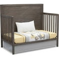 Delta Children Cambridge Mix and Match 4in1 Convertible Baby Crib,, Rustic Grey