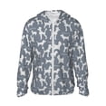 thumbnail image 1 of Balery Poodle Dog Sudadera ligera de manga larga con capucha y protección solar UPF 50+ para hombre y mujer, ideal para pesca y running-XX-Large, 1 of 7