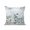 blue, variant on Outdoor Pillows Waterproof, Teal Blue Eucalyptus Bedding Throw Pillows with Insert for Couch Sofa Bed, Coastal Starfish Botanical 16x16 Inch Pillowcases Decorative Camping Patio Pillow Set of 1
