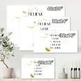 thumbnail image 4 of Designart ' Inspirational Quote On Gold and White ' Traditional Canvas Wall Art Print, 4 of 4