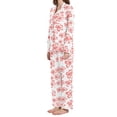 thumbnail image 2 of joogoo Pajamas Set for Women Cherry Flower-a1 Long Sleeve Pjs Loungewear S, 2 of 7