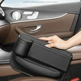 thumbnail image 6 of Car Leather Cup Holder Gap Bag,Seat Gap Storage Box,Adjustable Car Seat Storage Box,Leather Cup Holder Gap Bag with Cup Holder for Phones Glasses Keys Cards (Red,A), 6 of 17