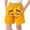 Orange, variant on Eltusu Boys Board Shorts, Elastic Waist Funny Breathable Drawstring Swim Trunks Yellow Size 10-12T