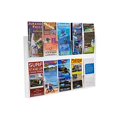 thumbnail image 2 of SOURCEONE.ORG Source One Deluxe Clear Acrylic 10-Pocket Wall Mount Trifold, 2 of 6