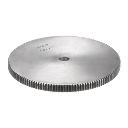 

Uxcell Straight Spur Gear 12mm Inner Diameter 140T 1 Module 45# Steel Motor Gear