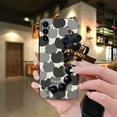 thumbnail image 2 of LYM-Phone Case For Samsung Galaxy A15, Back Cover Waterproof cute Cartoon protective case Simplicity Anti-knock Dirt-resistant silicone Skin-friendly feel soft case Black pearl pendant, 2 of 9