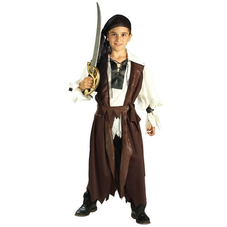 Caribbean Pirate Of The Seven Seas Swashbuckler Costume