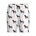 thumbnail image 6 of Daiia Dachshund On A Skateboard Mens Woven Stretch Pajama Short,Short Pajama Pants-XX-Large, 6 of 7