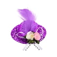 thumbnail image 1 of Pet Chicken Hat Purple with Lanyard, 1 of 1