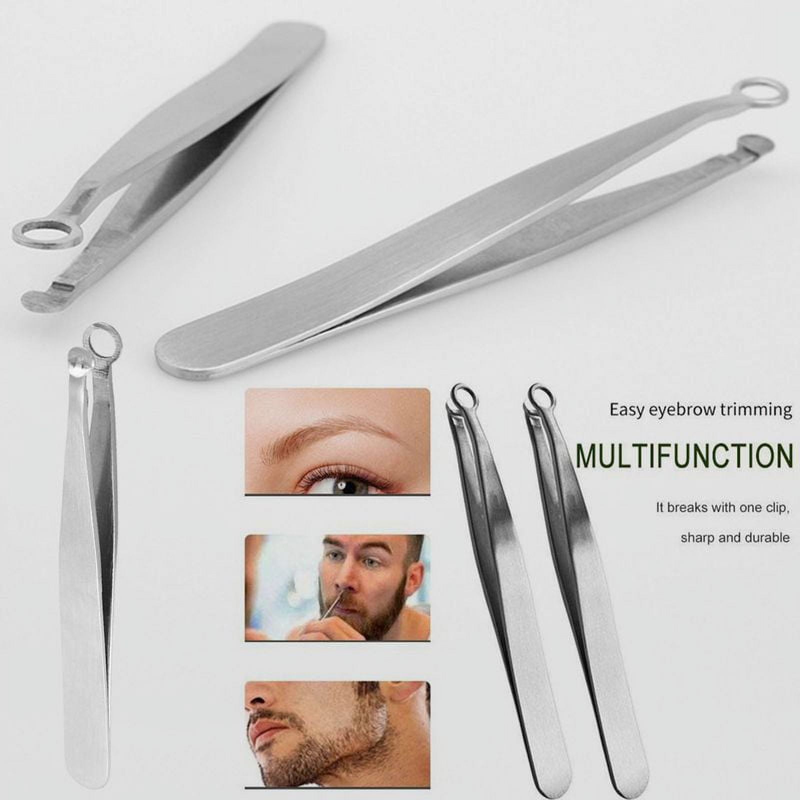 1PC universal tool Round Tip Tweezers Nasal Hair Trimmer Personal Care