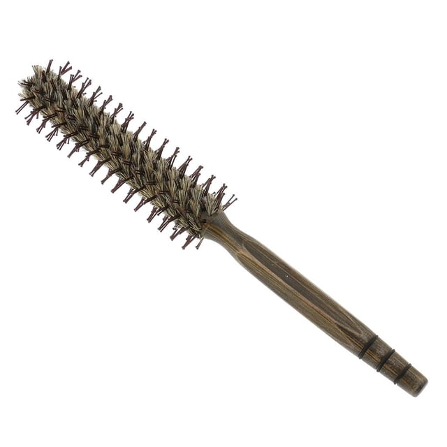 de material cuero Cabelludo con de Rodillo Antiestático Premium con de Natural jinwen Cepillo de peine para peinar el cabello