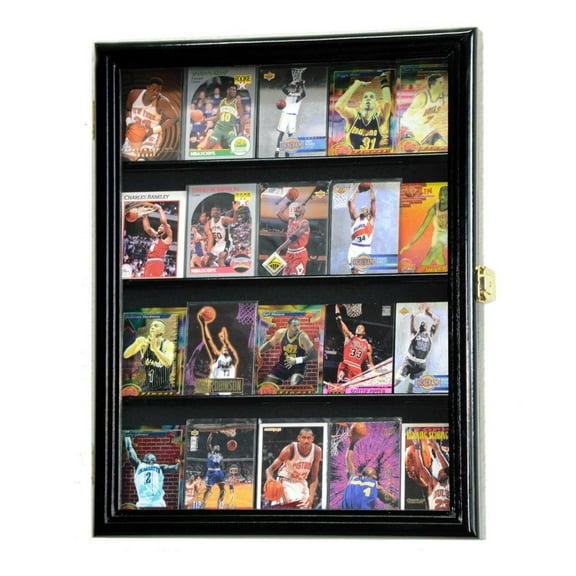 20 Sport/Collectible Trading Card Display Case Cabinet