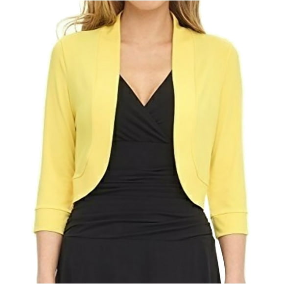 SHIXIAOO Women's Summer Cardigan 3/4 Sleeve Cropped Cardigan Jacket Cardigan with Zipper Womens Bear Vest