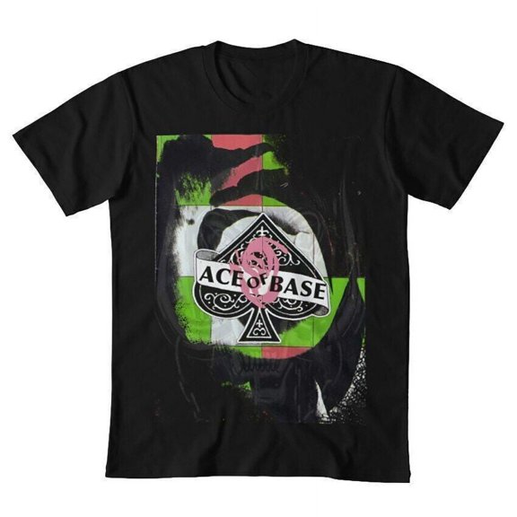 SALE Vintage Ace of Base Music Lover Cotton Black All Size Unisex Classic Shirt