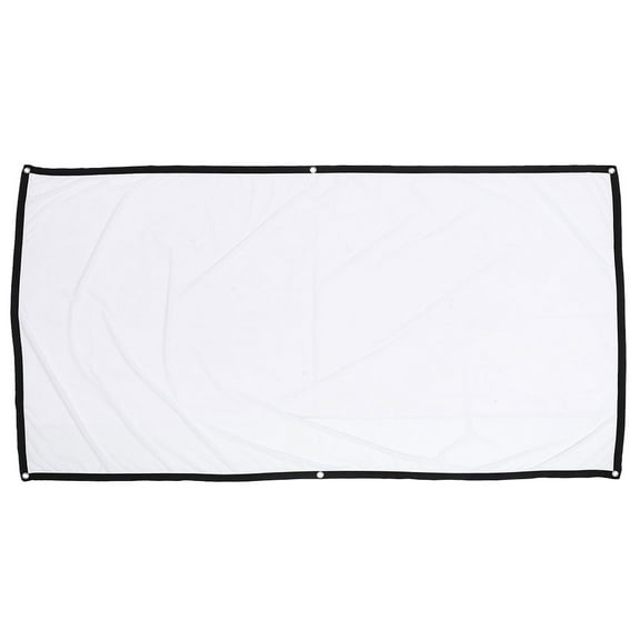 HOKARUA Movie Projection Curtain Folding Projector Screen Polyester Projection Screen Outdoor Projection Screen