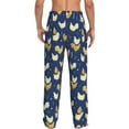 thumbnail image 7 of Salouo Funny Chicken Print Pajama Pants for Men, Lounge Pants Elastic Waistband Casual Men's sleepwear Loungewear Sleep Pajama Pant -Large, 7 of 7