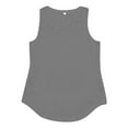 thumbnail image 3 of Ladies' Fashion Casual Summer Women's Clothing V Neck Tailcoat Sleeveless Solid Color Vest T Shirt Vest Suspender Athletic Crop Tops for Women Compression Shirt Womens Sleeveless Tee 4x plus Size Tops, 3 of 3