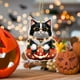 thumbnail image 1 of Uuiauoio Halloween Pumpkin Acrylic Pendant Car Backpack Keychain Decoration Cute Design Festive Gift for Home Decor Print Durable Attachment,Halloween Pendant, 1 of 7