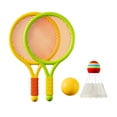 thumbnail image 1 of Juego de Tenis de Bádminton shamjiam raquetas Ligeras con pelota y volante Amarillo verde, 1 of 8