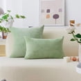 thumbnail image 5 of 16x16 Spring Pillow Covers Set of 2 Small Throw Pillow Covers for Spring Living Room, 40 cm x 40 cm, 16 x 16 Inch, Sage Green, 5 of 7