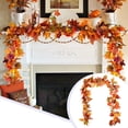 thumbnail image 3 of Matsuzay Guirnaldas de hojas de arce artificiales colgantes de otoño impermeables DIY hojas de otoño vides decoración de Navidad de boda Decoración Tipo 1, 3 of 6