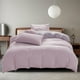 thumbnail image 1 of Juegos de colcha y cubrecama para todas las estaciones: juego de cama de 4 piezas, sábanas lavables de color liso, funda nórdica y fundas de almohada, sábanas de algodón lavado., 1 of 9