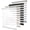 A. White ( Cordless )-Custom Size, variant on Cordless Zebra Blinds For Windows Free-stop Pull Down Roller Window Shades With Valance Light Filtering Dual Layers Sheer Home And Office Black Custom Size