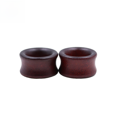 thumbnail image 5 of Joyería para perforar la aurícula con aro de madera hueca marrón marrón fácil de usar, 5 of 5
