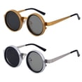 thumbnail image 2 of Polarized Round Steampunk ND9 Adjustable Dimming Sunglasses Men 2026 Luxury Brand Punk Fishing Anti-Glare Driving Sun Glasses, 2 of 9
