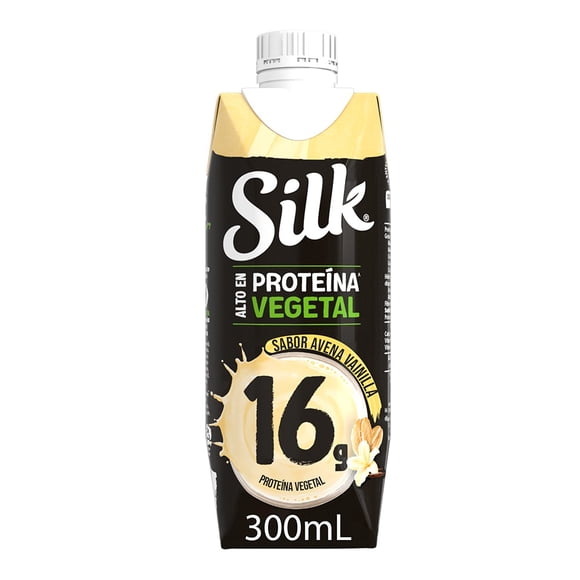 Bebida Vegetal Silk con 16 g de proteína sabor avena vainilla 300 ml
