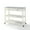 White, variant on Crosley 2 Drawer Stainless Steel Top Kitchen Cart in White