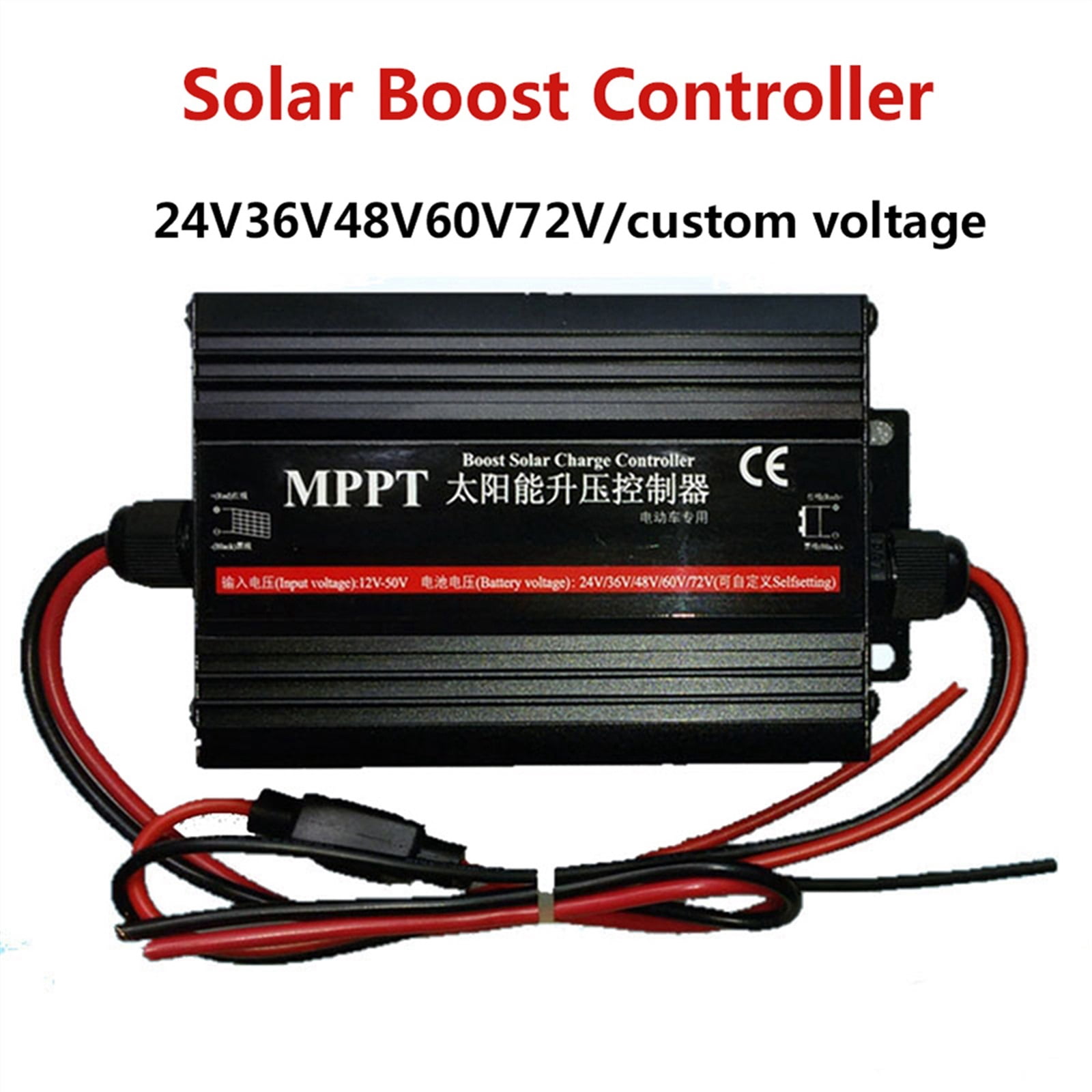 MPPT Solar Charge Boost Charging Controller 36V 24V 48V 60V 72V Solar System Electric Battery Car ,Stable Output