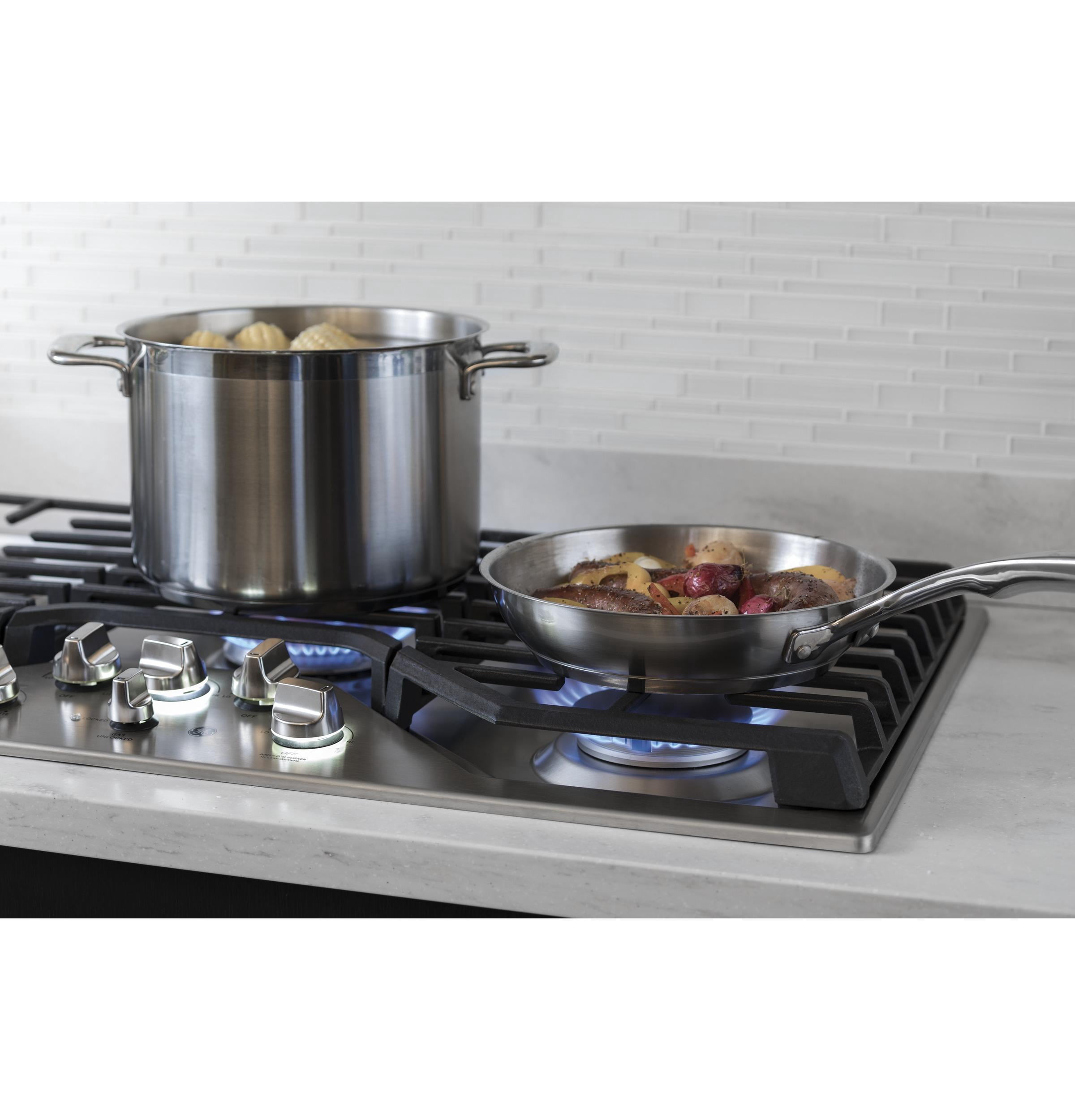 Ge Profile Pgp7030 Ge Profile 30" Wide 5 Burner Gas Cooktop - Stainless Steel