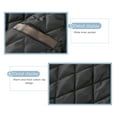 thumbnail image 3 of Men's Faux Leather Jacket with Removable Hood Motorcycle Jacket Casual Warm Winter Coat, 3 of 3