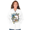 thumbnail image 3 of No Pain No Gain Skull Dagger Tattoo Unisex Fleece Graphic Zip Up Hoodie Brisco Brands 2X, 3 of 5