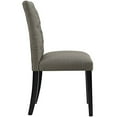 thumbnail image 3 of Modway Duchess 21.5" Modern Style Fabric Dining Chair in Granite Gray (Set of 2), 3 of 5
