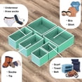 thumbnail image 4 of Organizador de cajones, sencillo, plegable, juego de 12 unidades, 4 of 9