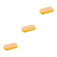 thumbnail image 3 of Redempat PP TPE Ice-cube Tray Flexible Solid Color Replacement 8 Grid Home Bar Mold Tool Accessories with Dustproof Lid Yellow 3Set, 3 of 6