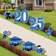 thumbnail image 3 of Letreros de graduación para patio, clase 2025, decorados en azul, 3 of 7
