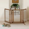 thumbnail image 4 of Richell Premium Plus Freestanding Pet Gate Black 34"-63" x 20.5"-26" x 32", 4 of 4