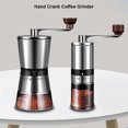 thumbnail image 3 of Hand Coffee Mill Stainless Steel Hand Coffee Grinder Ceramic Burr with Hand Crank Detachable for Home/Office/Camping/Traveling, 3 of 6