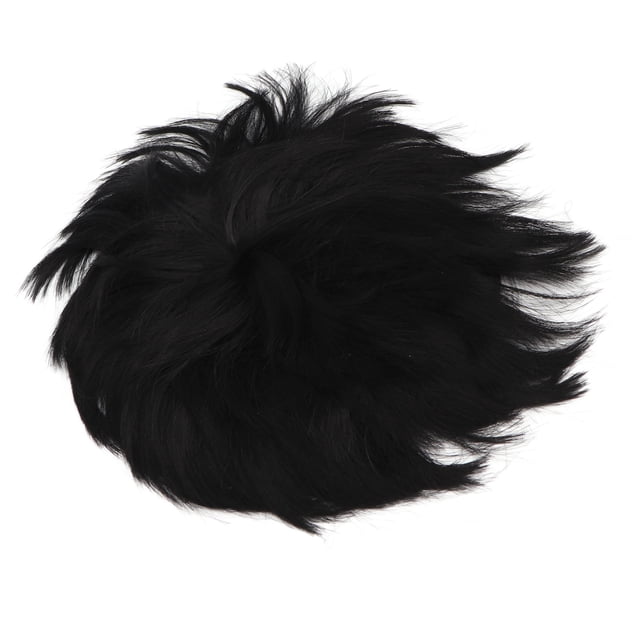 Piela para el Cabello para Hombre, Hombres Elegantes y Transpirables para el Cabello Corto de Cabello Corto Cabello Sintético Al Alto Temperatura Textura completa para el