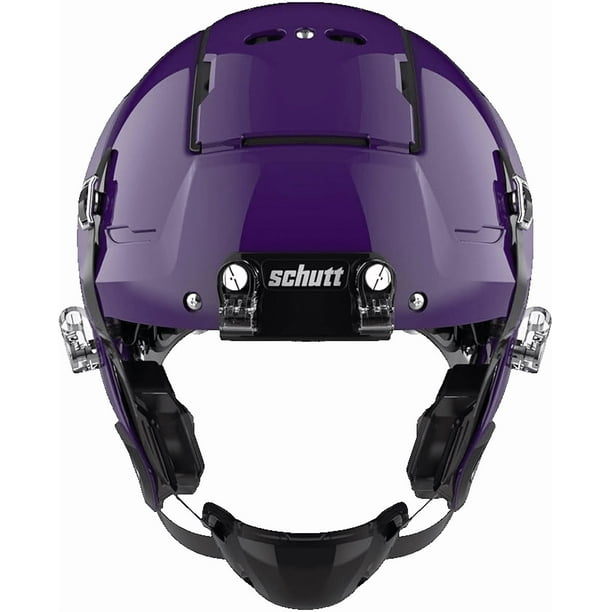 purple f7 helmet Schutt Sports Air Youth Elite Dimensional movement tectonic plates incorporate an additional TPU Cushion and move independently of the helmet Vikings WR Justin Jefferson is