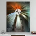 thumbnail image 2 of DesignArt Horloge Murale Grande Couleur Brun Focus, 2 of 2